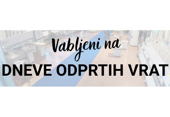 VABLJENI NA DNEVE ODPRTIH VRAT - od 18. do 20. september