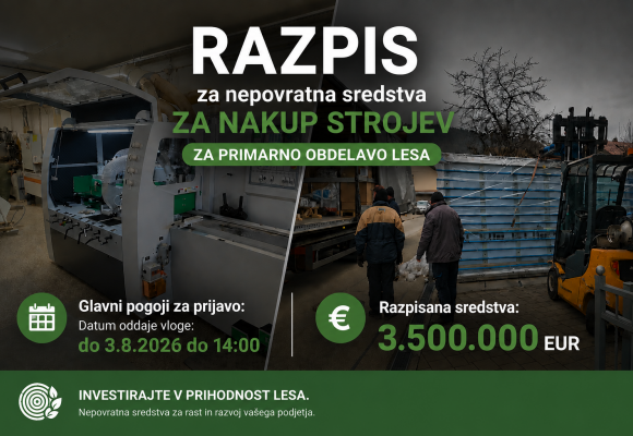 Nepovratna sredstva za stroje namenjene primarni predelavi lesa
