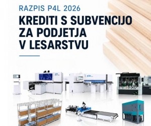 Novi razpis P4L 2026 – kako do subvencioniranega kredita za nakup lesnoobdelovalnih strojev