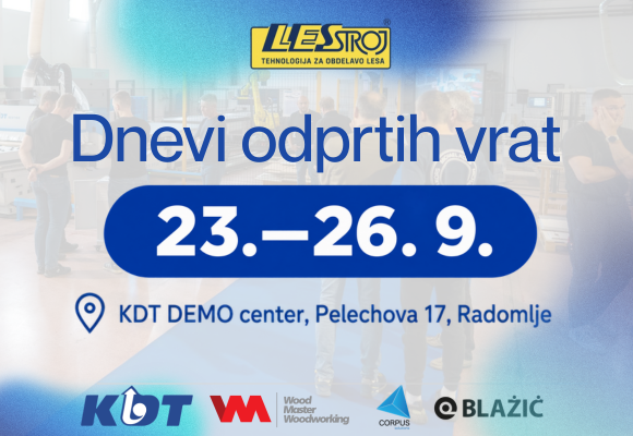 VABLJENI NA DNEVE ODPRTIH VRAT! OD 23. DO 26. 9. 2026